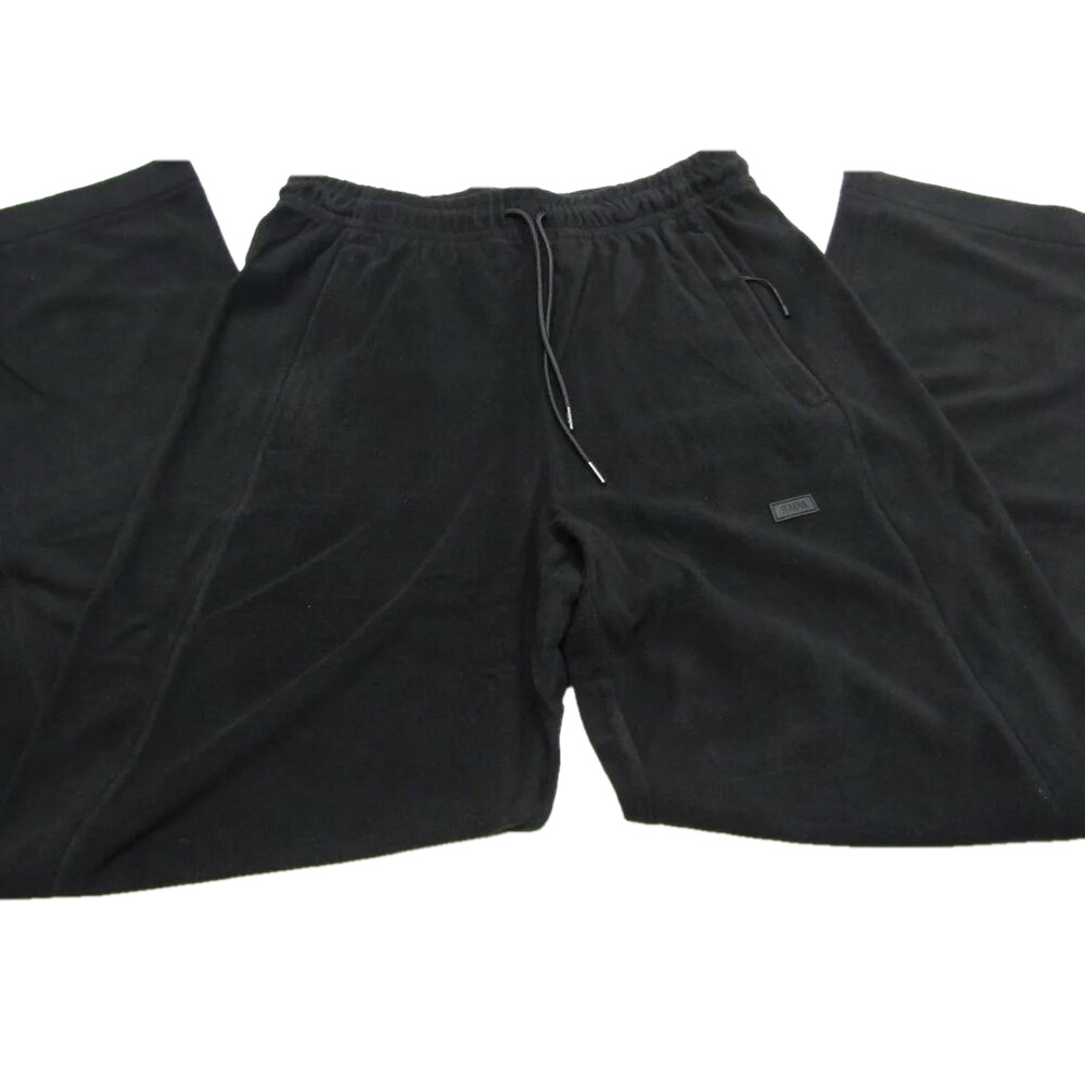 NEW RAINS Women's Pants Addis Fleece Wide Leg Bottoms Black Size S